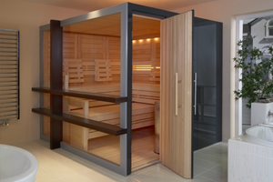 Sauny HELO, infra sauny, typ sauny, výber sauny, predaj sáun, Fisa sauny, Saunabau, parná sauna, wellness, soľná infra sauna, léger